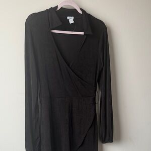 Rue21 Elegant Black Long Sleeve Dress